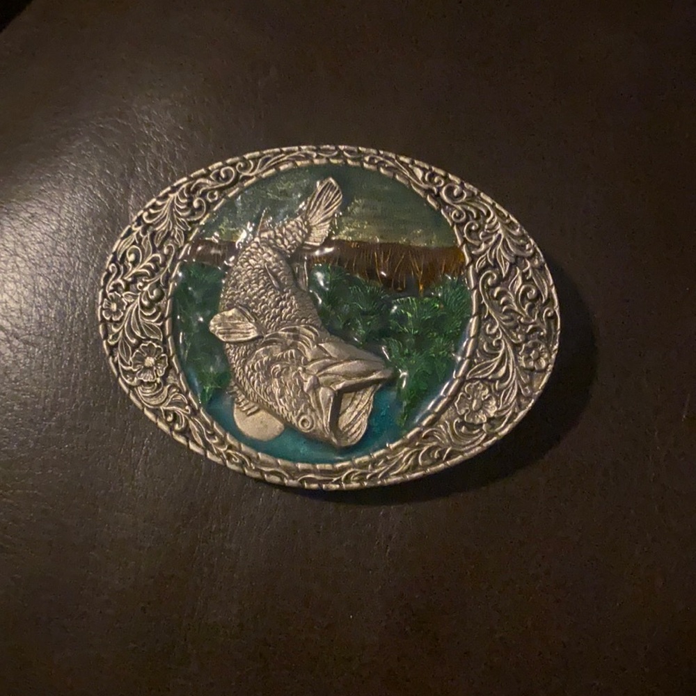 Vintage Bass Fish Buckle